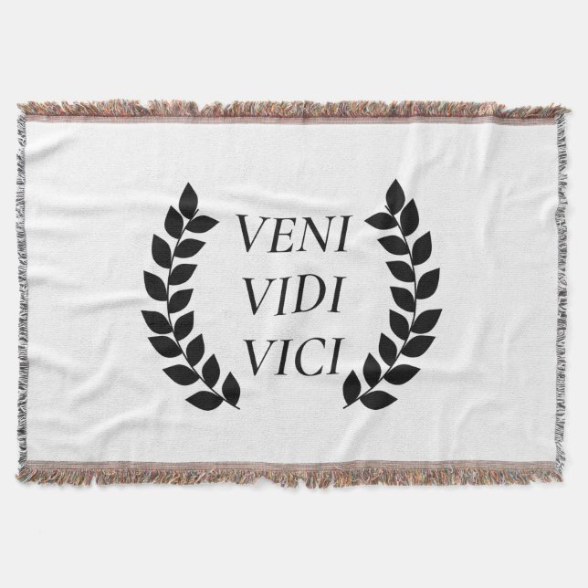 Cobertor Veni Vidi Vici (Frente)
