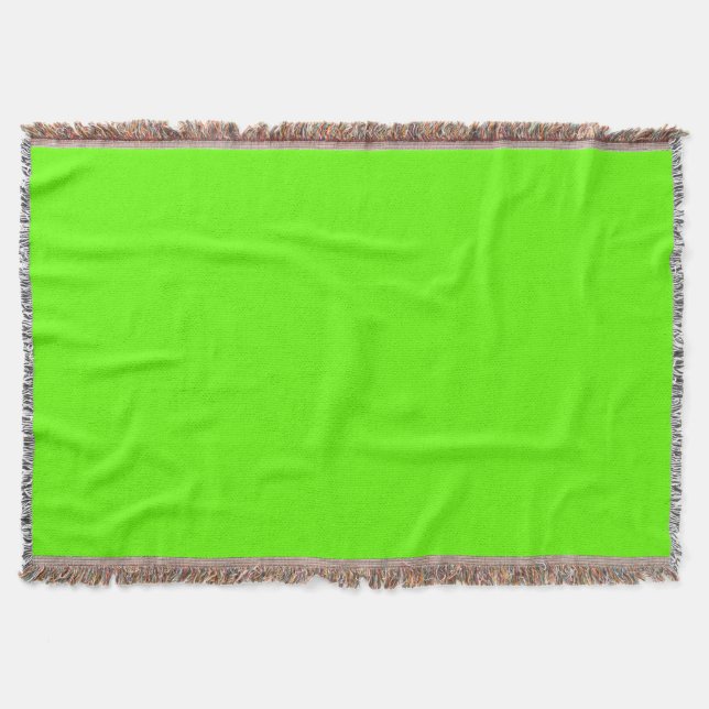 Cobertor Verde claro (cor sólida) (Frente)