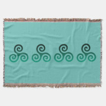 Verde Triskele Símbolo Celta Antigo Mint