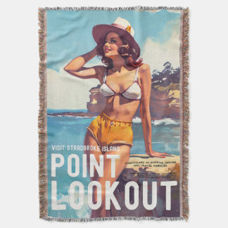 Cobertor Viagem de Pesquisa de Ponto de Estilo Vintage