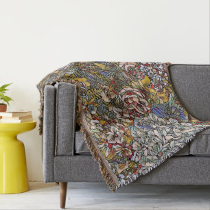 Cobertor Vidro Arrefecido Floral Botânico