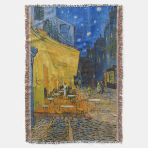 Cobertor Vincent van Gogh - Cafe Terrace à Noite