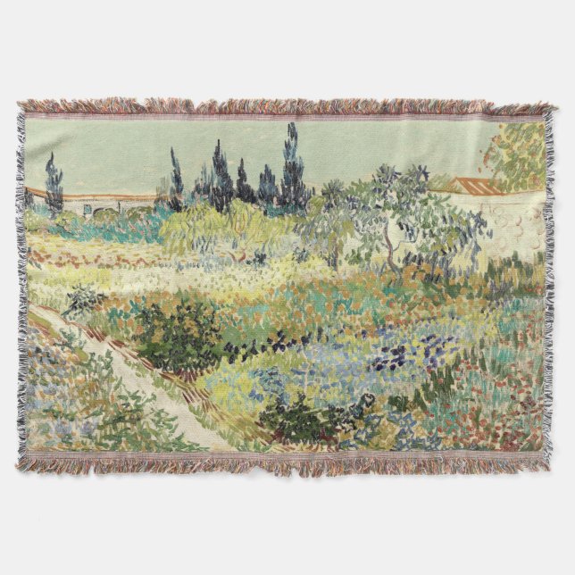 Cobertor Vincent Van Gogh Garden em Arles (Frente)