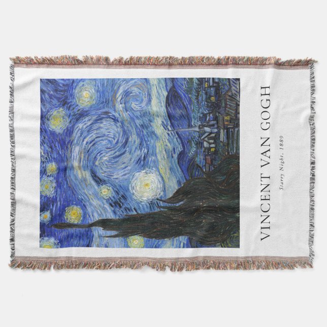 Cobertor Vincent Van Gogh Starry Night (Frente)