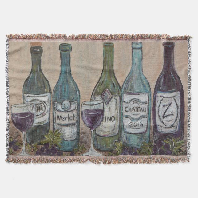 Cobertor Vino Throw Blanket (Frente)