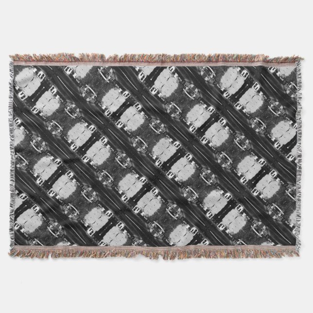 Cobertor Vintage Alemanha Border posta East West Berlin (Frente)