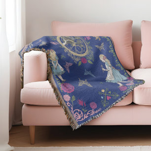 Cobertor Vintage Alice No País Das Maravilhas