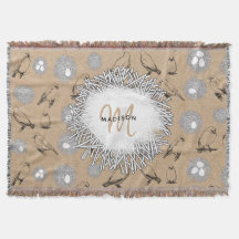 Vintage Birds & Nest Rustic Kraft Brown