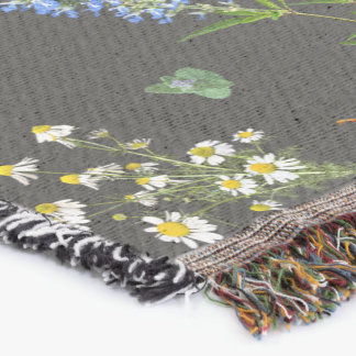 Cobertor Vintage botanical style