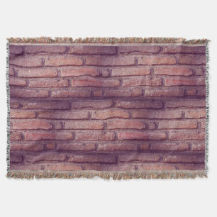 Cobertor Vintage Brick Wall Patterno Rustic Decor