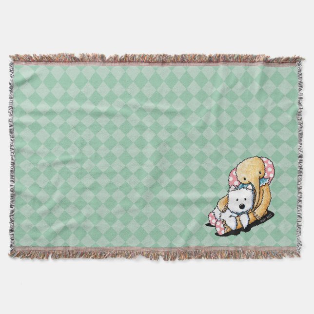 Cobertor Vintage Circus Friend Westie (Frente)