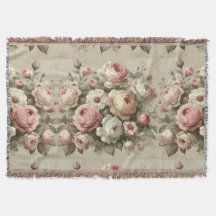 Vintage English Rosa Garden Cottagecore Decor