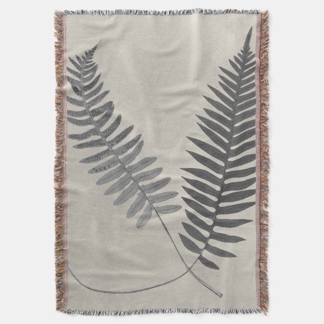 Cobertor Vintage Ferns (Frente Vertical)