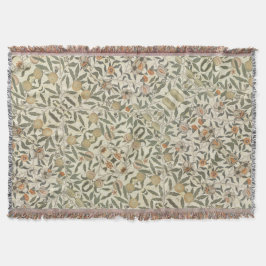 Cobertor Vintage Floral William Morris Fruta