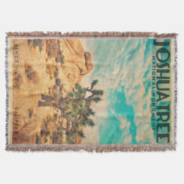 Cobertor Vintage Joshua Tree Throw Blanket