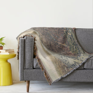 Cobertor Vintage Nova Iorque, Manhattan, ponte do Brooklyn