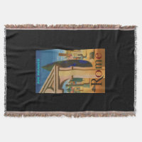 Vintage Roma Poster de viagens Art