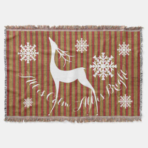 Cobertor Vintage Strike Deer Throw