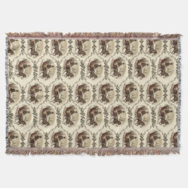 Cobertor Vintage Victorian Christmas Sleigh