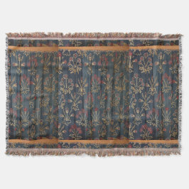 Cobertor Vintage William Morris Floral Daisy Pattern