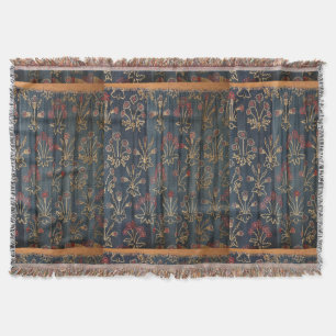 Cobertor Vintage William Morris Floral Daisy Pattern