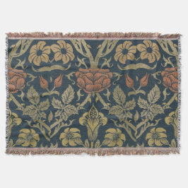 Cobertor Vintage William Morris Rosa e Lily