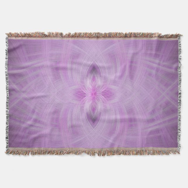 Cobertor VIOLET - Arte Fractal - (Frente)