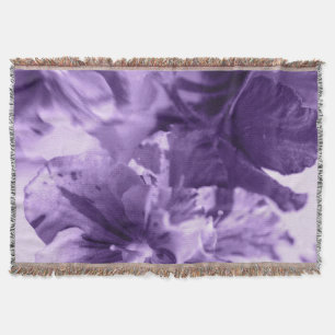 Cobertor Violetas monocromáticas