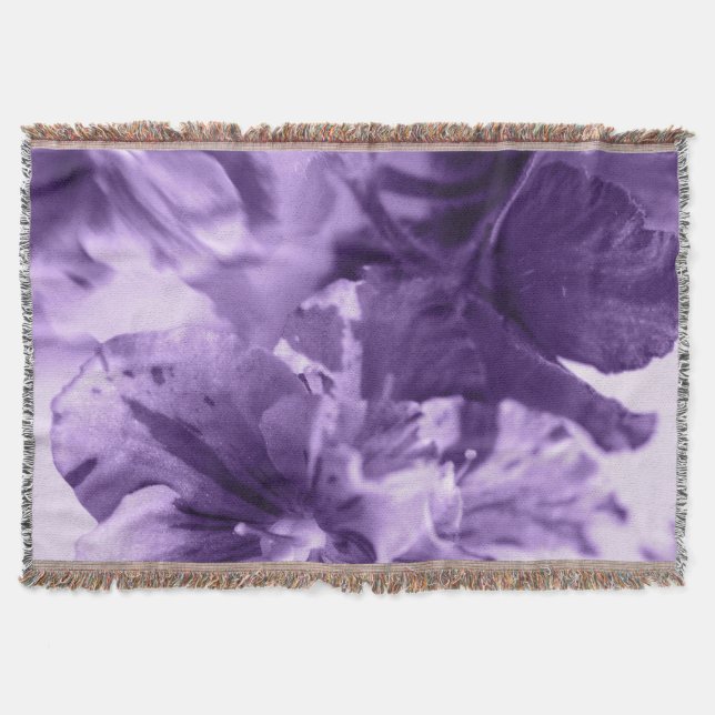 Cobertor Violetas Monocromáticas (Frente)