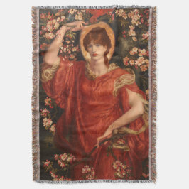 Cobertor Visão de Fiammetta (por Dante Gabriel Rossetti)