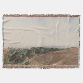 Cobertor Vista sobre South Downs - John Martin