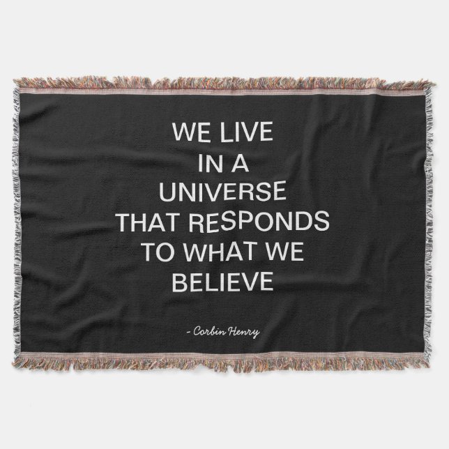 Cobertor Vivemos Num Universo (Frente)