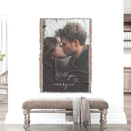 Cobertor Você Me Casado A Proposta De Casamento Fotográfico