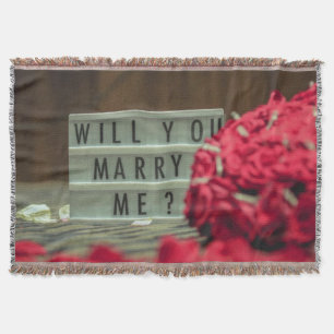 Cobertor  Você Me Casado? Proposta de Casamento