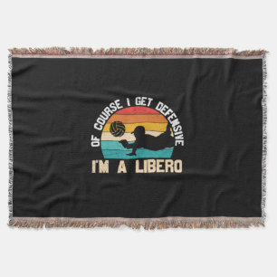 Cobertor Volleyball Player I Am A Libero