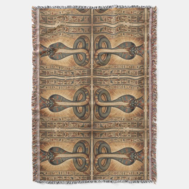 Cobertor Wadjet – Ägyptische Schlangengöttin´7 (Frente Vertical)