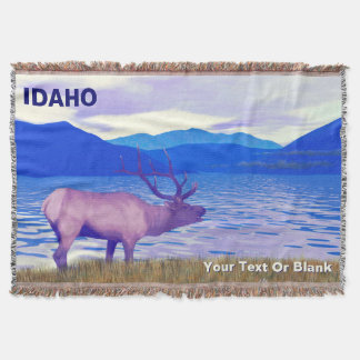 Cobertor Wapiti (Elk) By The Lake