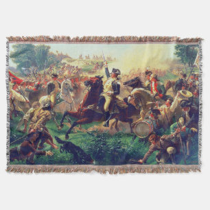 Cobertor Washington convocando as tropas em Monmouth