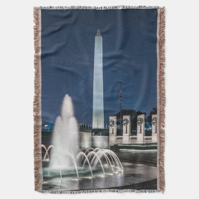 Cobertor Washington Monument EUA George Washington (Frente Vertical)