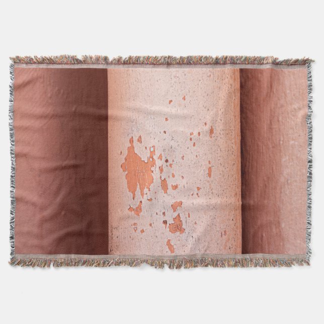 Cobertor Weathered Terracotta Column Texture with Peeling P (Frente)