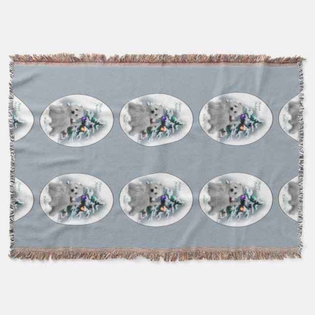 Cobertor West Highland White Terrier Natal (Frente)