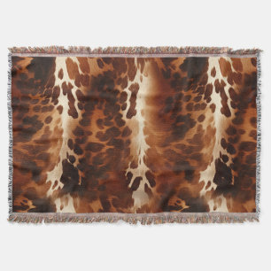 Cobertor Western Brown Cowhide