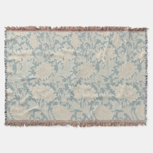 Cobertor William Morris Chrysanthemum Pattern (Frente)