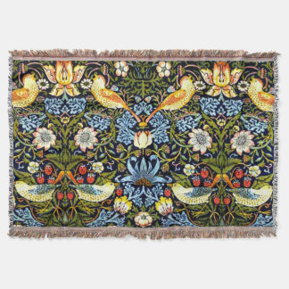 Cobertor William Morris - Morango Ladrão, famoso design
