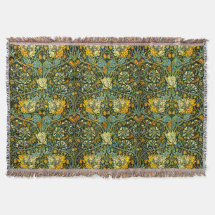 Cobertor William Morris - Padrão Floral Antiquado de Honeys