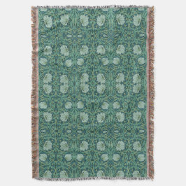 Cobertor William Morris Vintage Padrão Floral Pimpernel