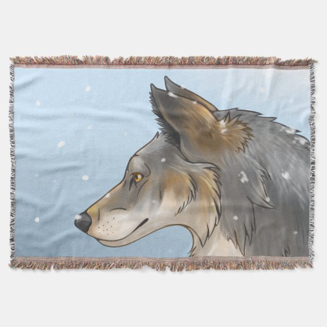 Cobertor Wolf Northwestern (Frente)