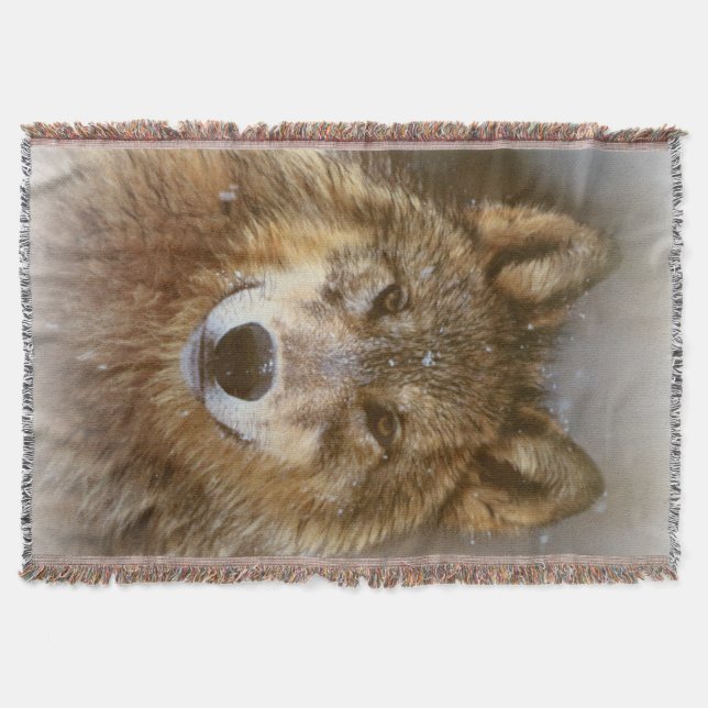 Cobertor Wolf Throw Blanket (Frente)