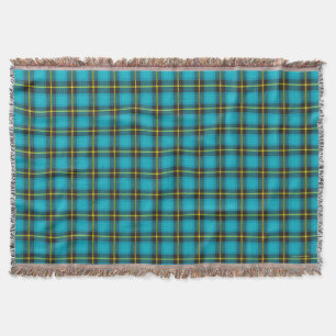 Cobertor Xadrez Azul de Tartan, Amarelo, Trendência Escoces