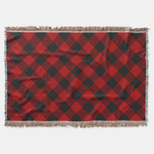 Cobertor Xadrez Búfalo Vermelho MacGregor Rob Roy